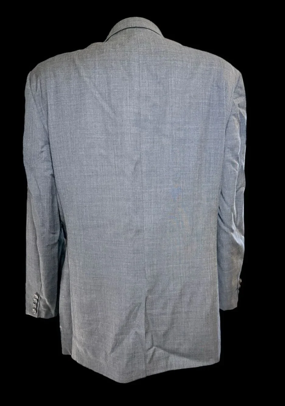 Lauren Ralph Lauren Men's 44R Grey 100% Wool  2-Button Blazer Sport Coat Jacket